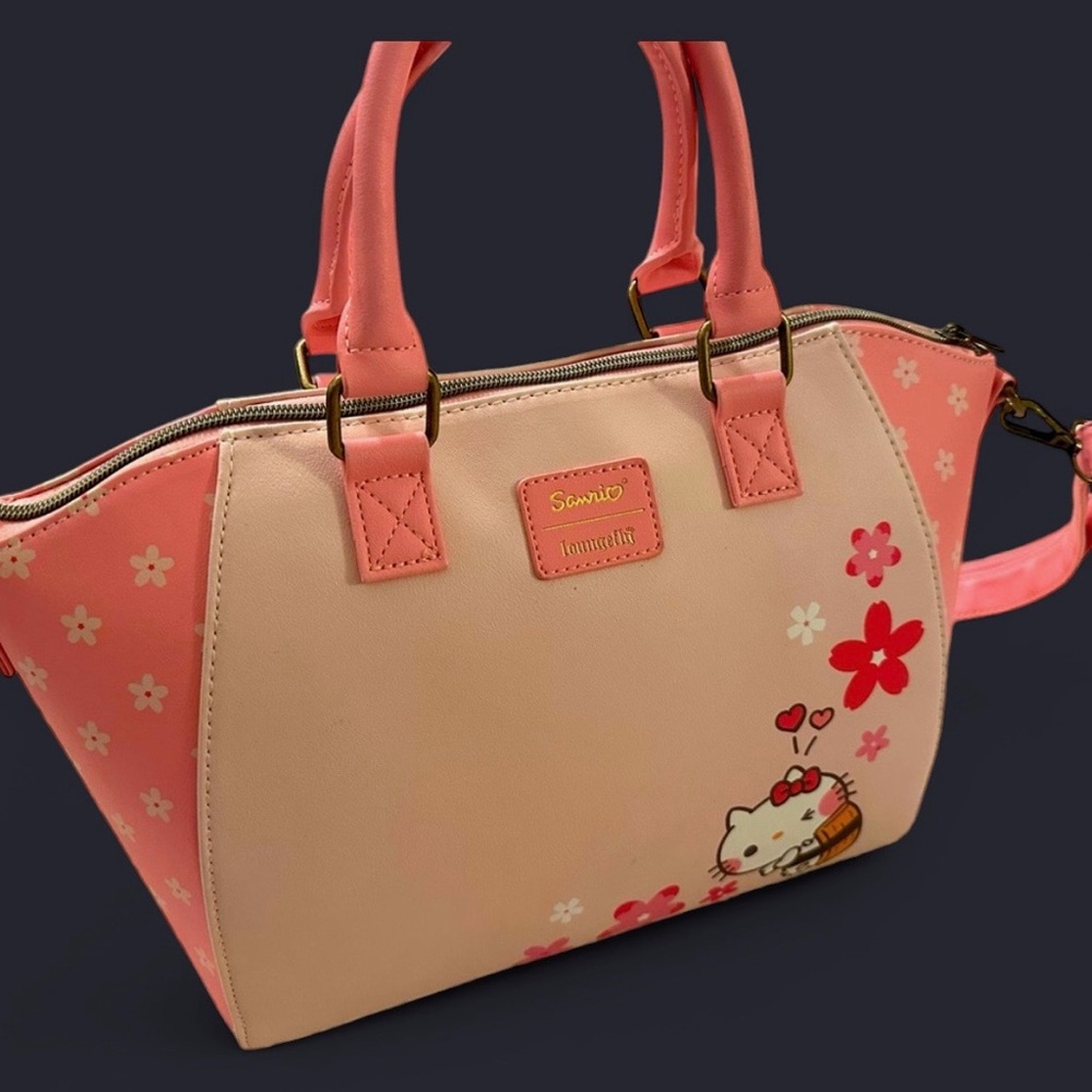 Sanrio Loungefly Hello Kitty Pink Large Tote Purse